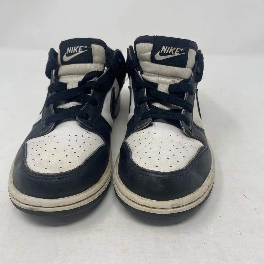 Nike Dunk Low Panda Black White Sneakers CW1588-100 Kids Size 1Y